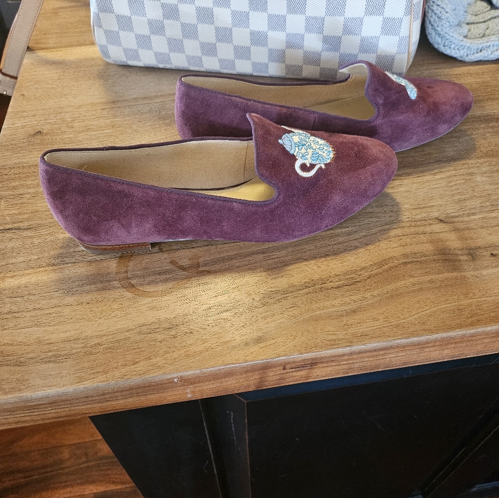 Talbots Chinoiserie Teacup Loafers, Rare, Never‎ Worn - Picture 8 of 9